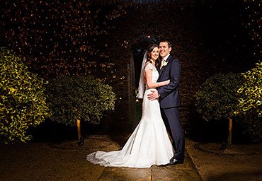 night time wedding photography