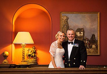 Wedding day mature couple