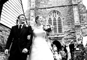 Church wedding photography